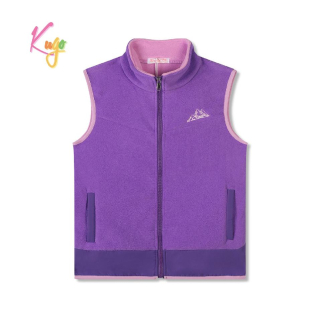 Dívčí flísová vesta Kugo FM7894 fialová